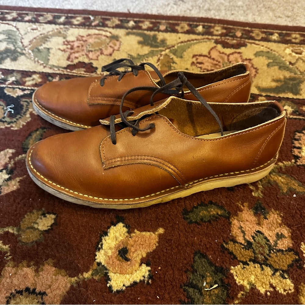 Red Wing Shoes Rustic Leather Oxfords 3490